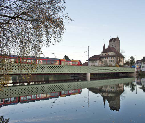 Enlarged view: Ersatzneubau Aarebrücke asm, Aarwangen