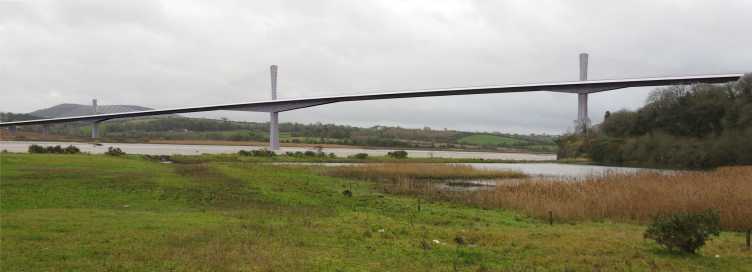 Enlarged view: Render of the completed bridge